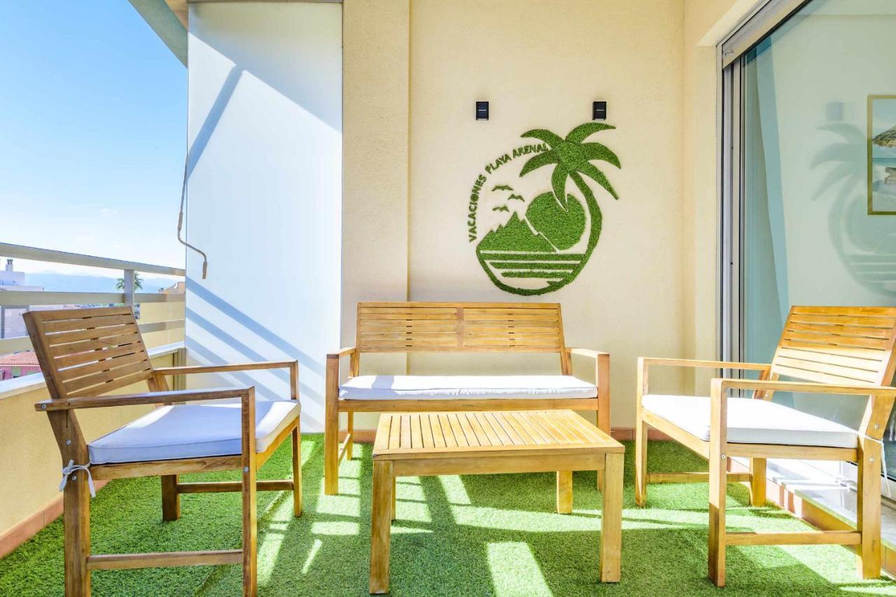 Apart Port Arenal Con Terraza Y Piscina Burriana Bagian luar foto