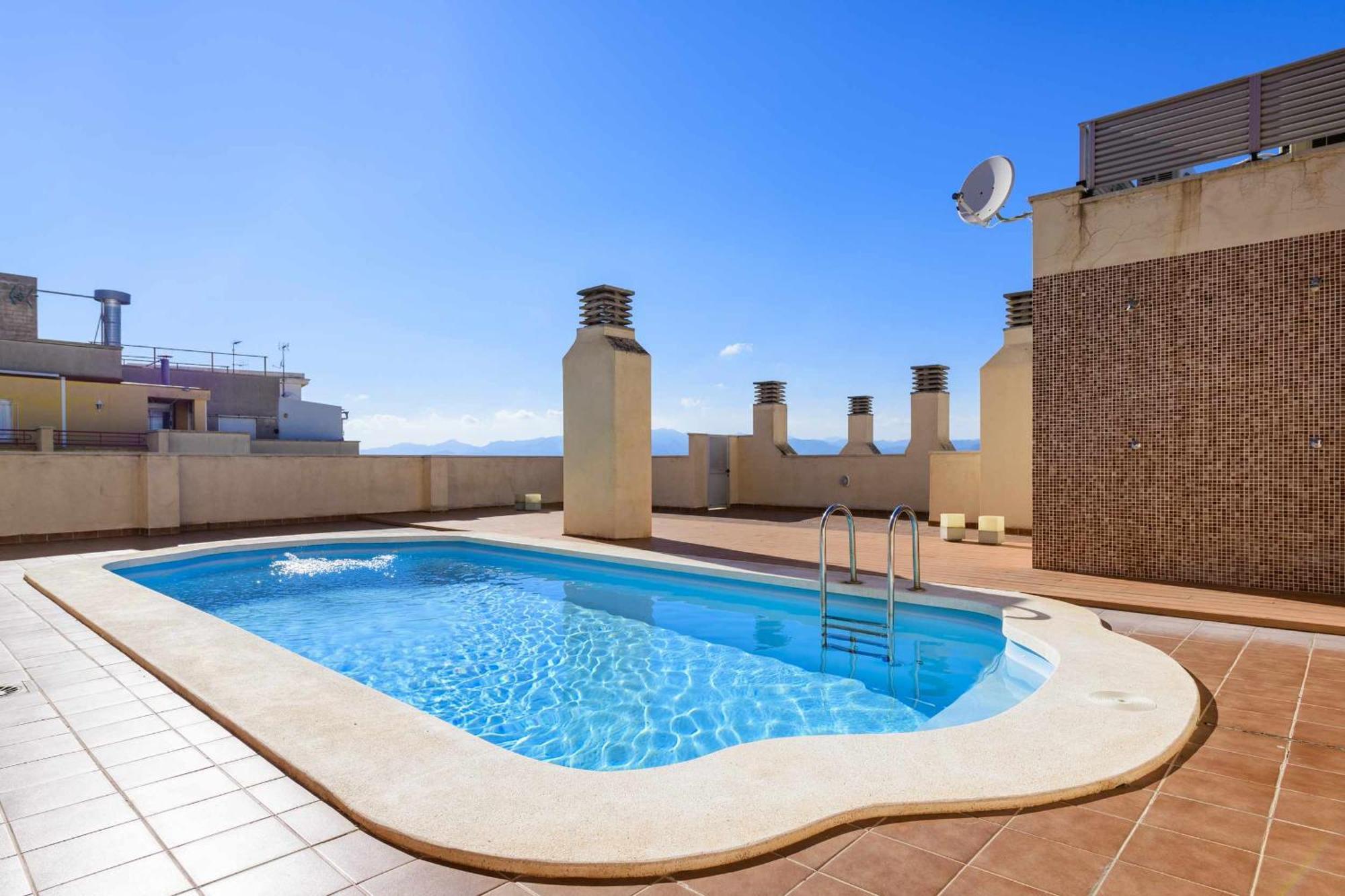 Apart Port Arenal Con Terraza Y Piscina Burriana Bagian luar foto